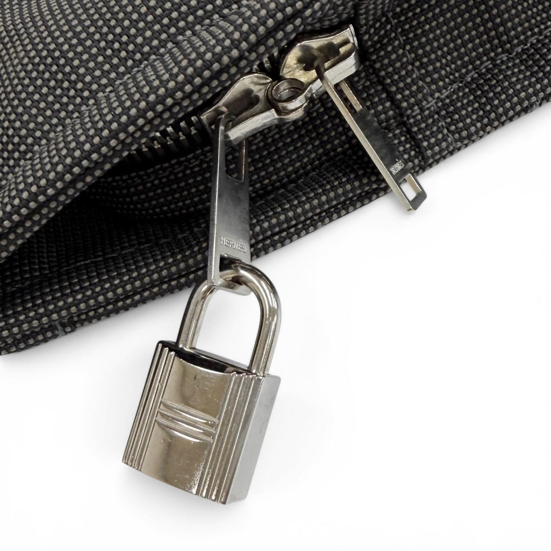 Excellent HERMES Backpack Daypack Her Line add PM gray polyamide Women
