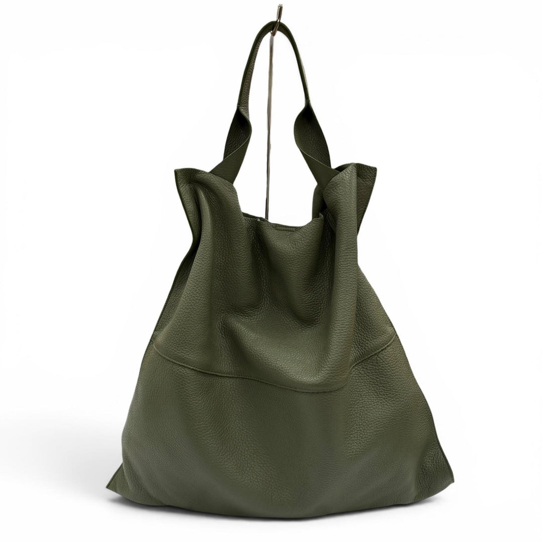 Excellent JIL SANDER Tote Bag XIAO One handle green leather Women