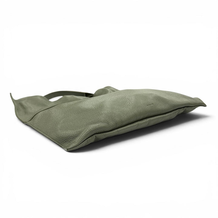 Excellent JIL SANDER Tote Bag XIAO One handle green leather Women