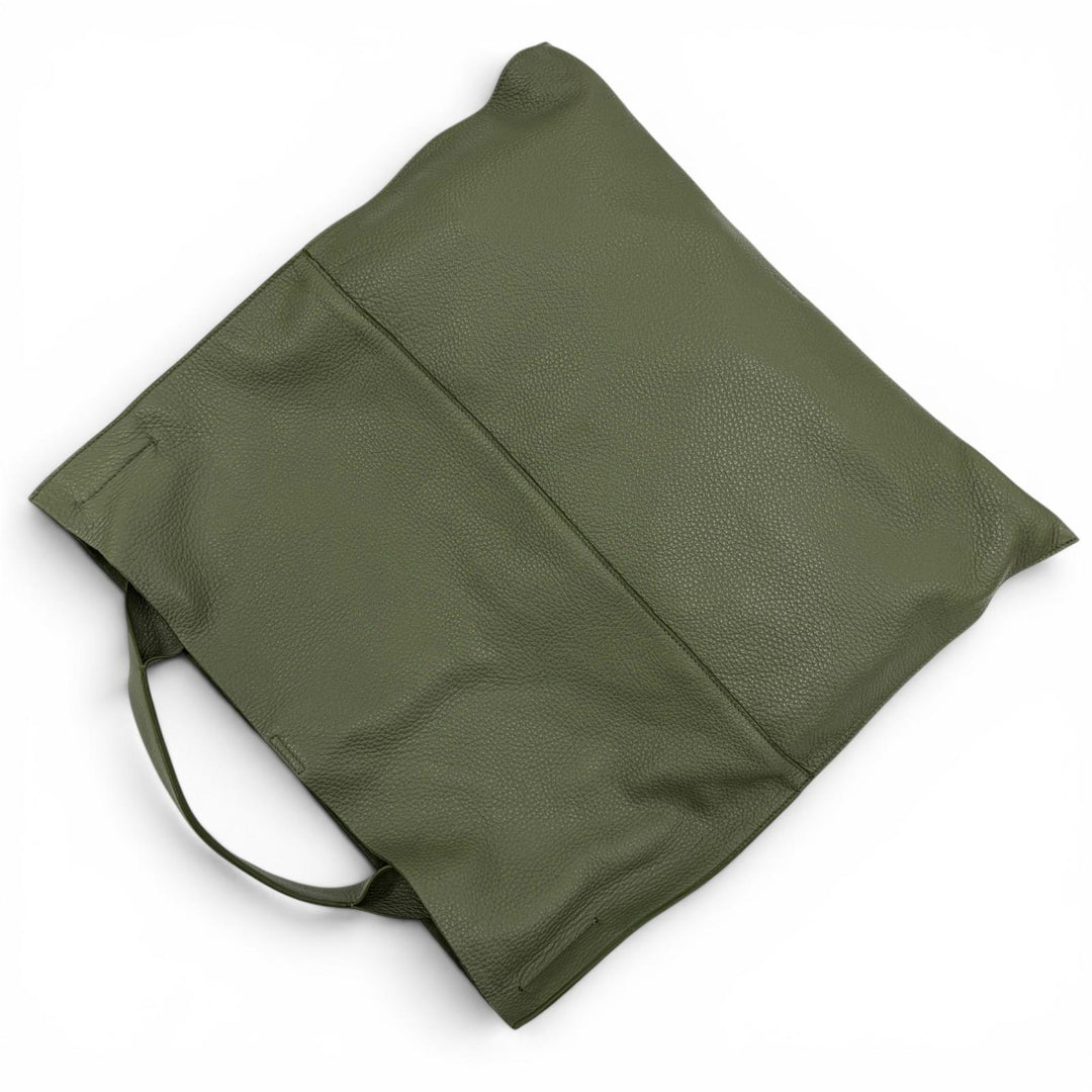 Excellent JIL SANDER Tote Bag XIAO One handle green leather Women