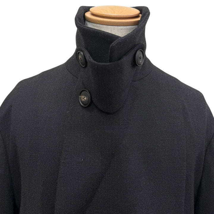 Excellent EMPORIO ARMANI Chester coat Black tag, glen check pattern