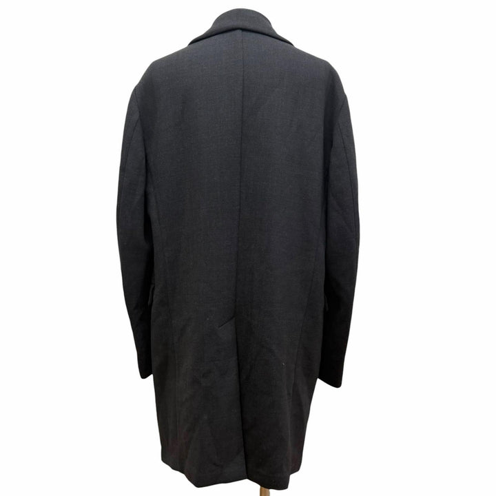 Excellent EMPORIO ARMANI Chester coat Black tag, glen check pattern