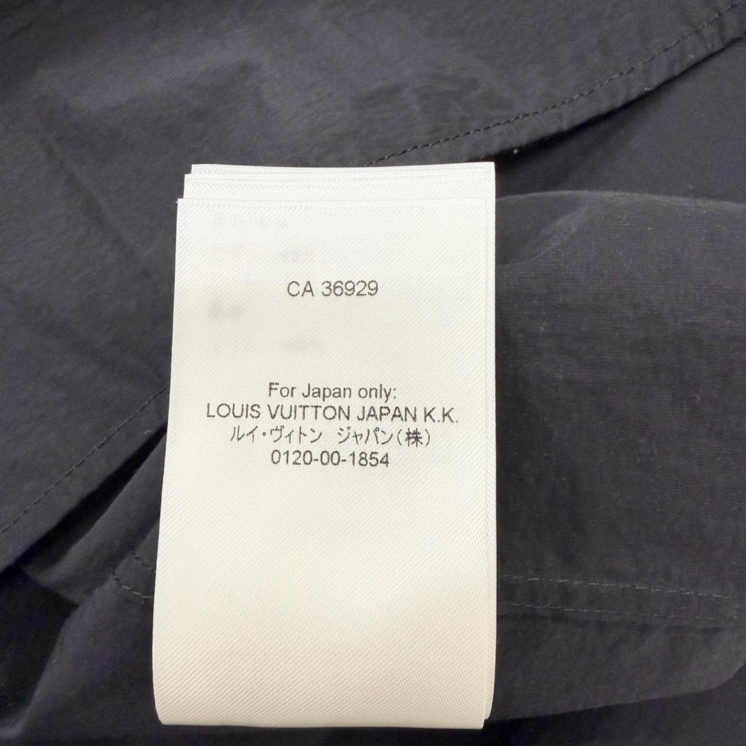 Great LOUIS VUITTON Blouson Embroidered Technical Cotton Zip Shirt Pullover