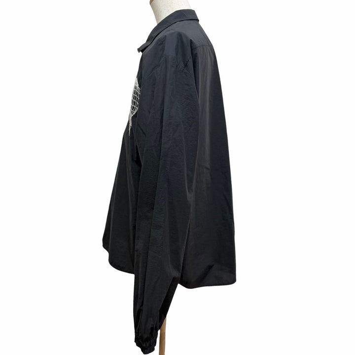 Great LOUIS VUITTON Blouson Embroidered Technical Cotton Zip Shirt Pullover