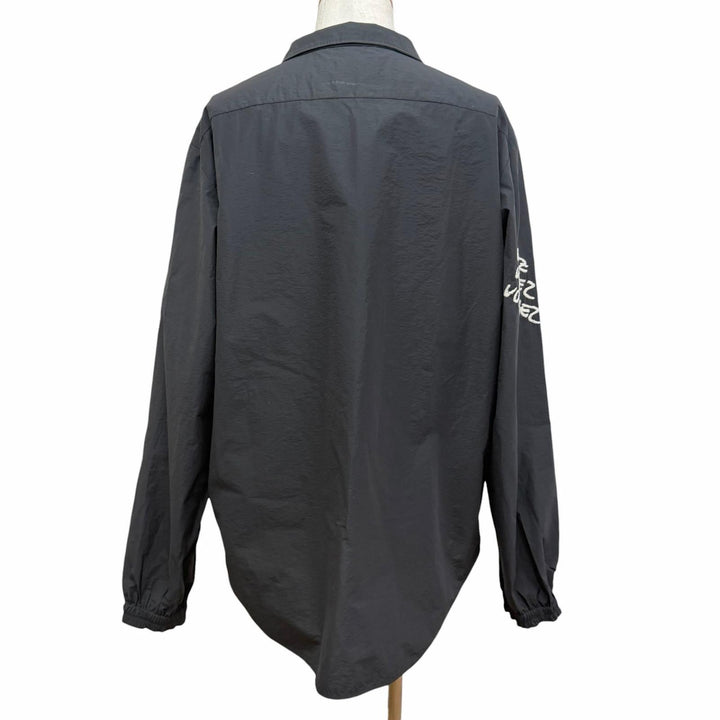 Great LOUIS VUITTON Blouson Embroidered Technical Cotton Zip Shirt Pullover