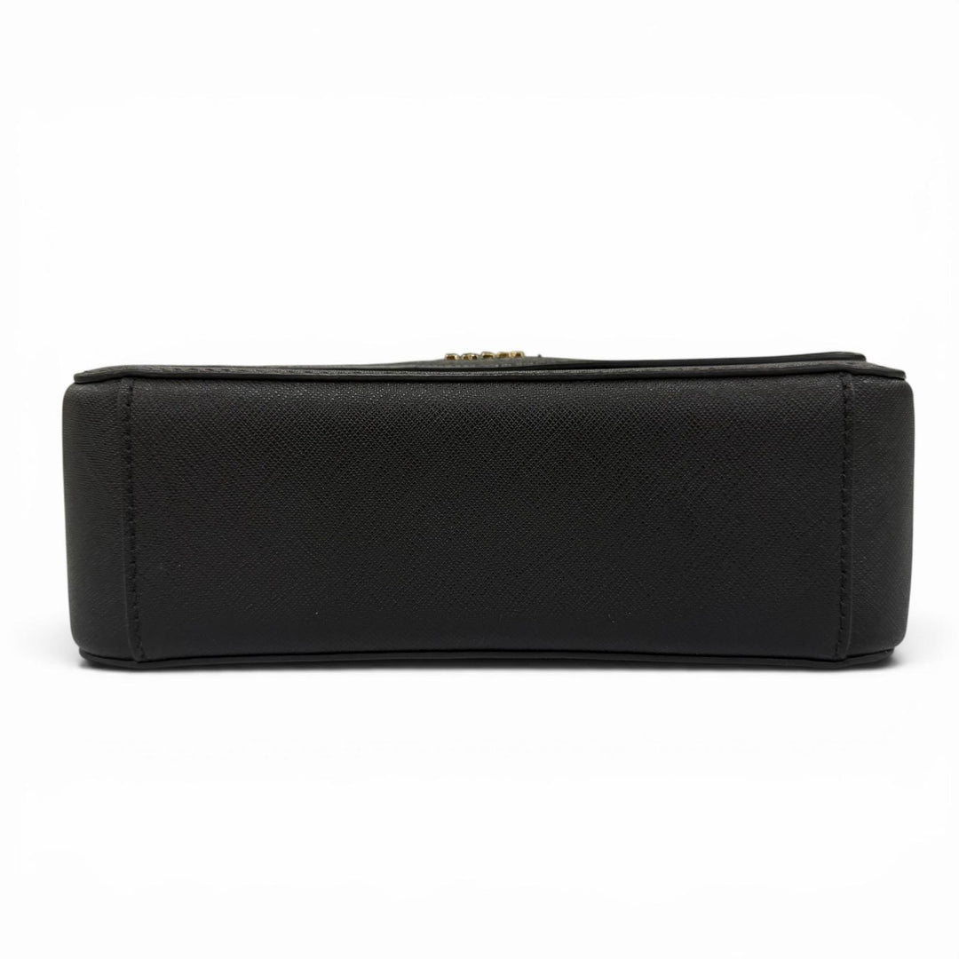 Excellent BALLY Shoulder Bag Seliah Logo Metal Leather Chain black leather Women