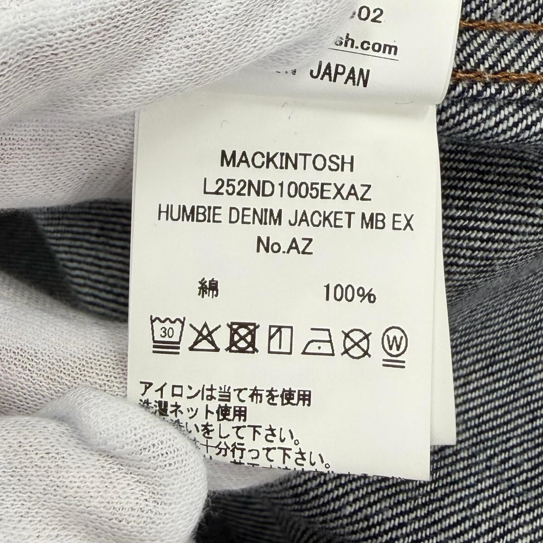 Excellent Mackintosh Denim Jacket HUMBIE DENIM JACKET With logo button Women 6