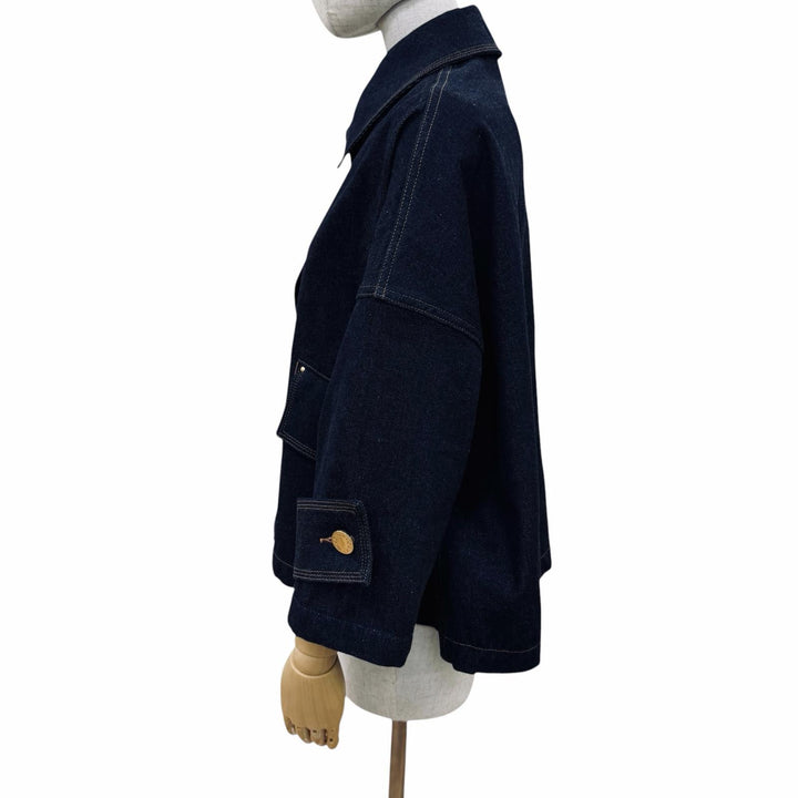 Excellent Mackintosh Denim Jacket HUMBIE DENIM JACKET With logo button Women 6