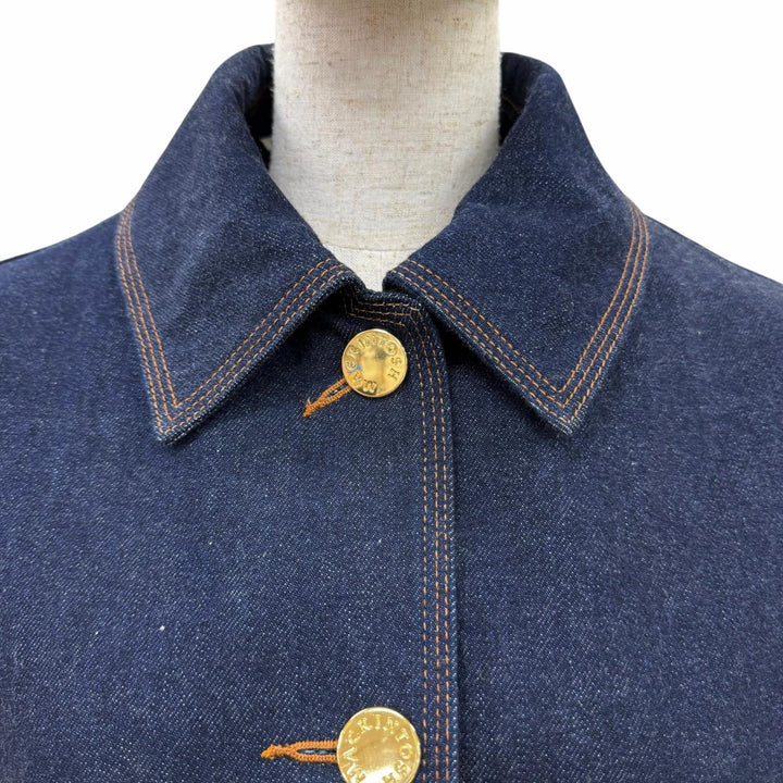 Excellent Mackintosh Denim Jacket HUMBIE DENIM JACKET With logo button Women 6