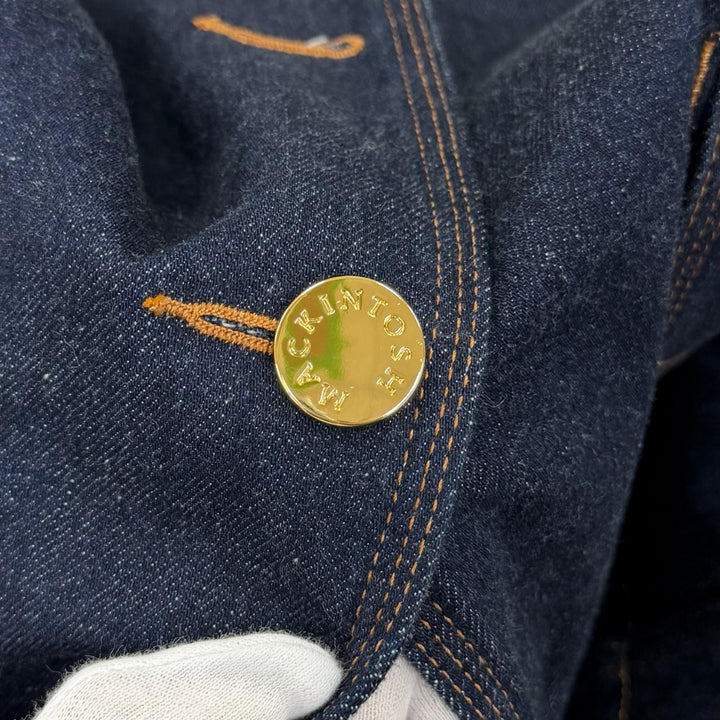 Excellent Mackintosh Denim Jacket HUMBIE DENIM JACKET With logo button Women 6
