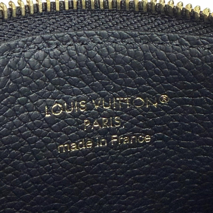 Excellent LOUIS VUITTON Card Case Card Case Porto Cult Romy Noir M81883