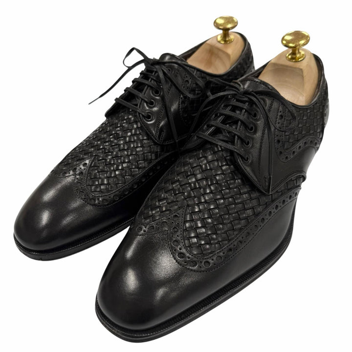 Discounted Great Salvatore Ferragamo Leather shoes black leather mens 6.5