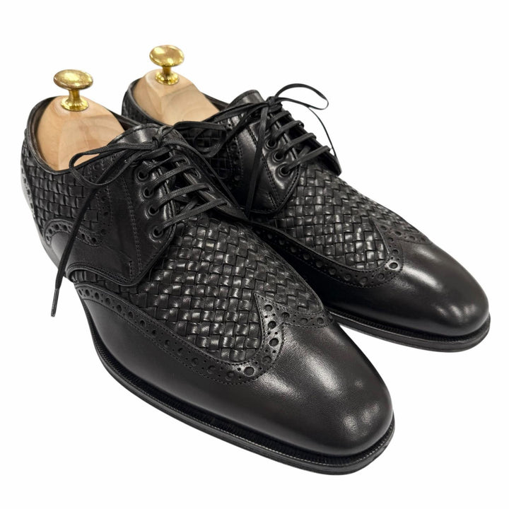 Discounted Great Salvatore Ferragamo Leather shoes black leather mens 6.5