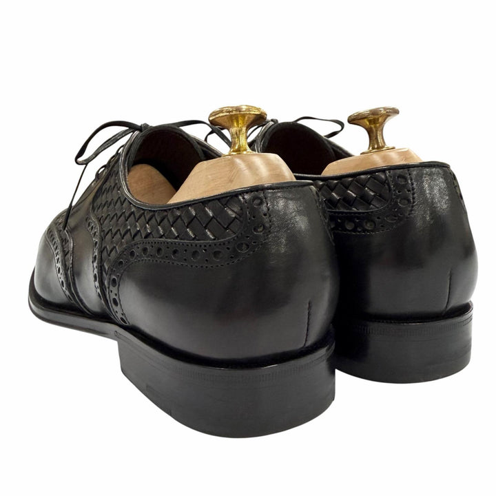 Discounted Great Salvatore Ferragamo Leather shoes black leather mens 6.5