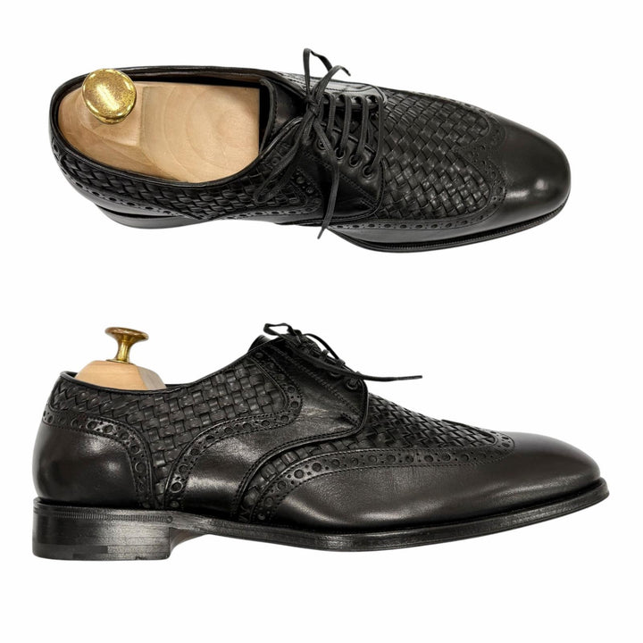 Discounted Great Salvatore Ferragamo Leather shoes black leather mens 6.5