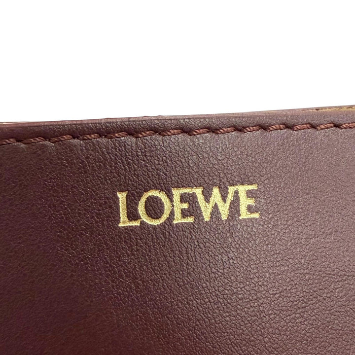 Great LOEWE Shoulder Bag Puzzle Fold Tote Mini 2-way handle bag A657V25X01
