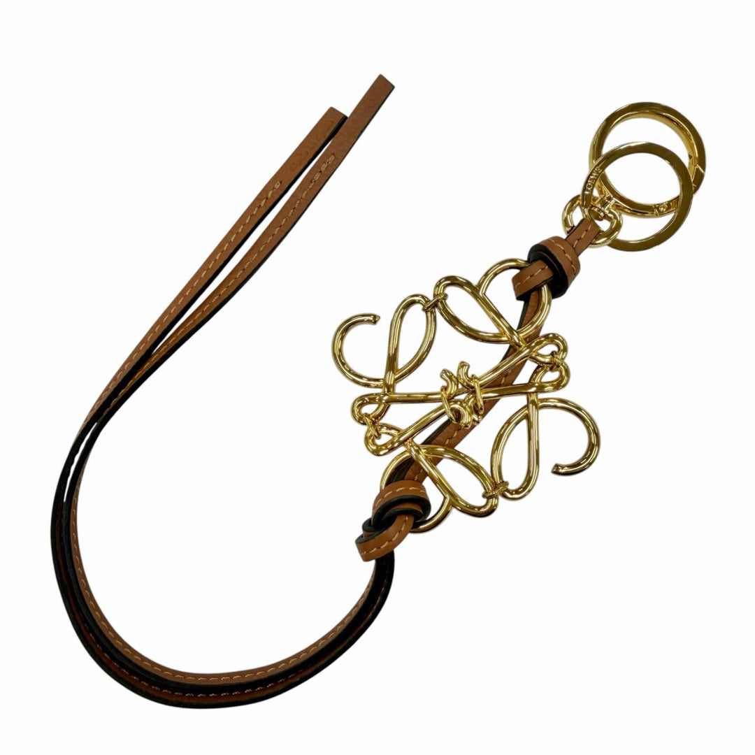 Great LOEWE Bag charm Anagram Keychain Classic calf Women C821232X01