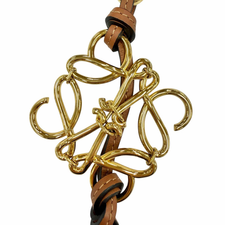 Great LOEWE Bag charm Anagram Keychain Classic calf Women C821232X01