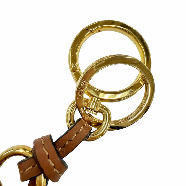 Great LOEWE Bag charm Anagram Keychain Classic calf Women C821232X01