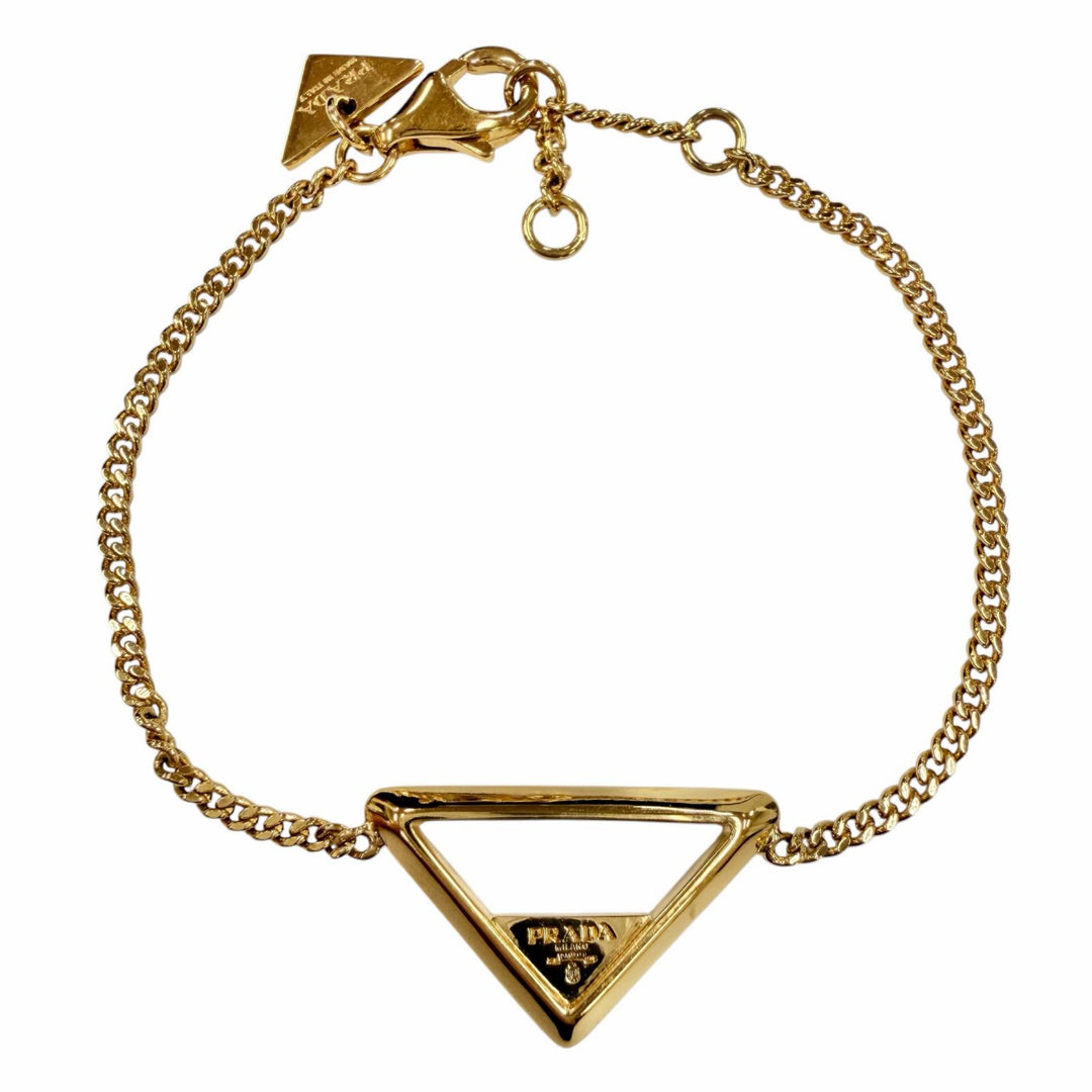 Excellent PRADA bracelet metal bracelet gold Women 1IB621