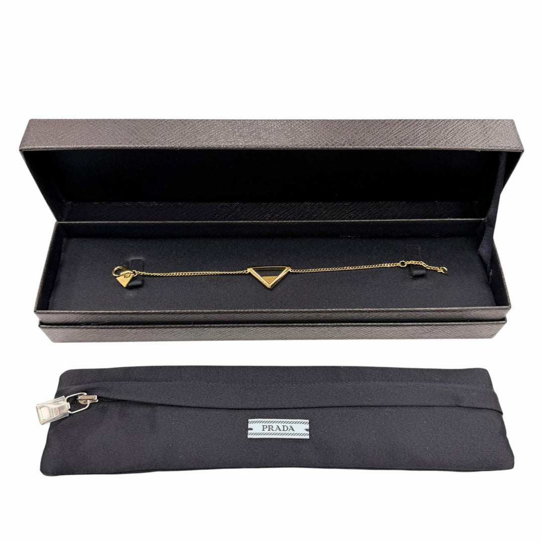 Excellent PRADA bracelet metal bracelet gold Women 1IB621