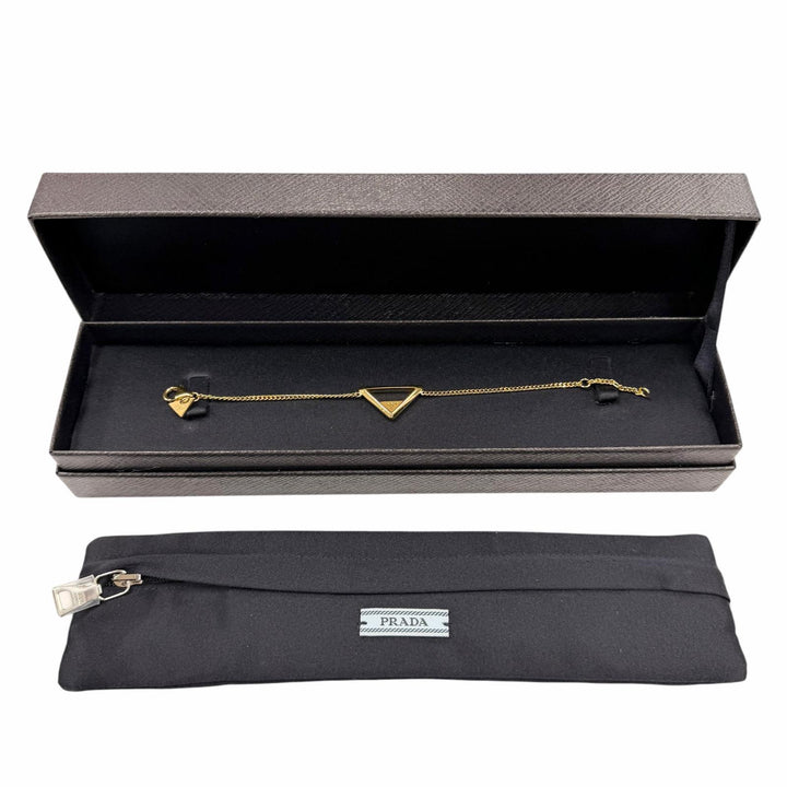 Excellent PRADA bracelet metal bracelet gold Women 1IB621