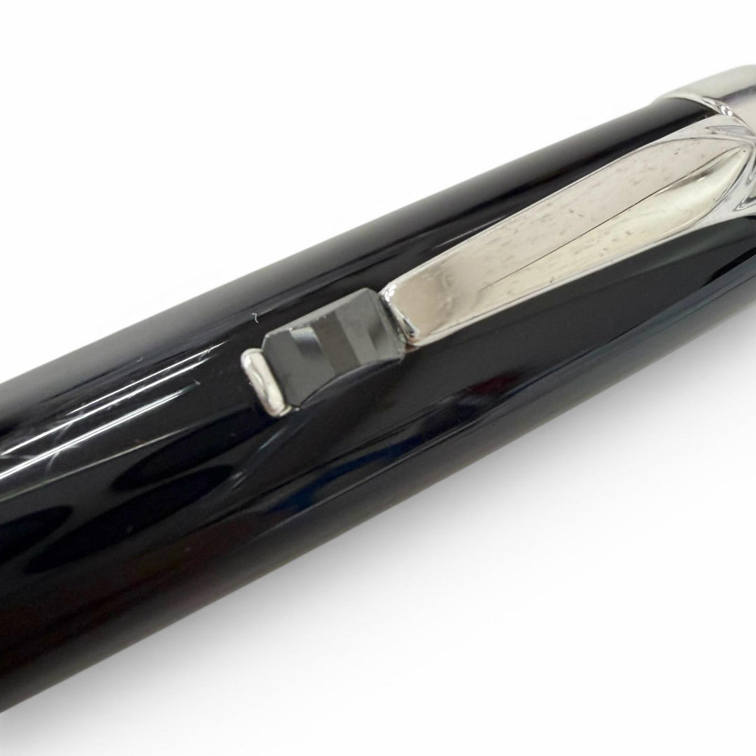 Very Good MONTBLANC Ballpoint pen BOHEME Twist type black onyx mens