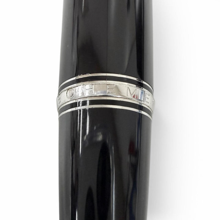 Very Good MONTBLANC Ballpoint pen BOHEME Twist type black onyx mens