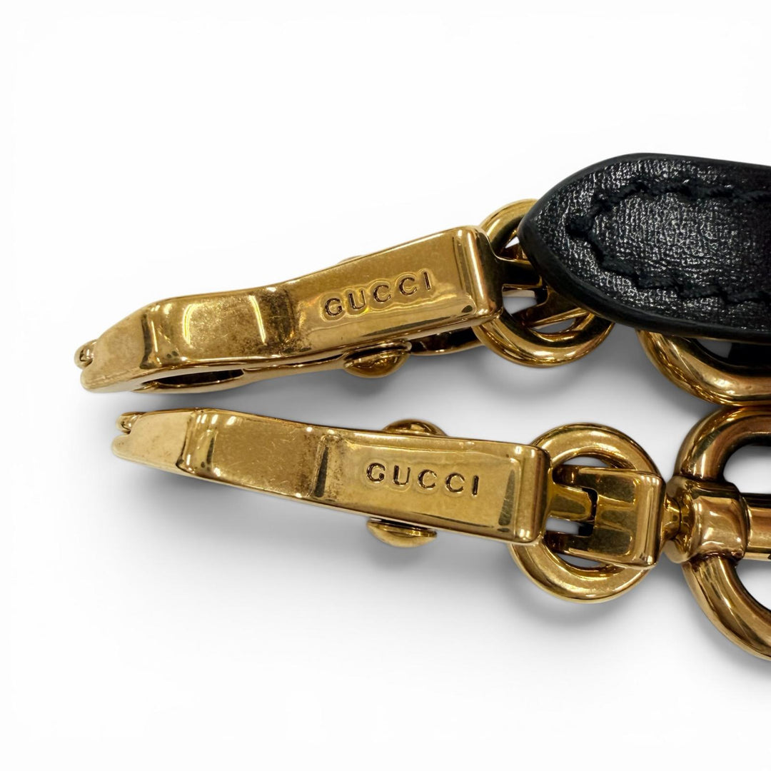 Excellent GUCCI Shoulder Bag Gucci Bamboo 1947 Mini Bag 2WAY hand black 686864