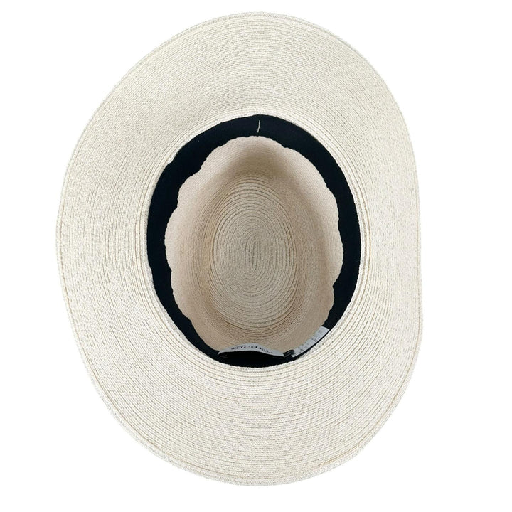 Excellent MAISON MICHEL hat M logo straw pink Hemp Women M
