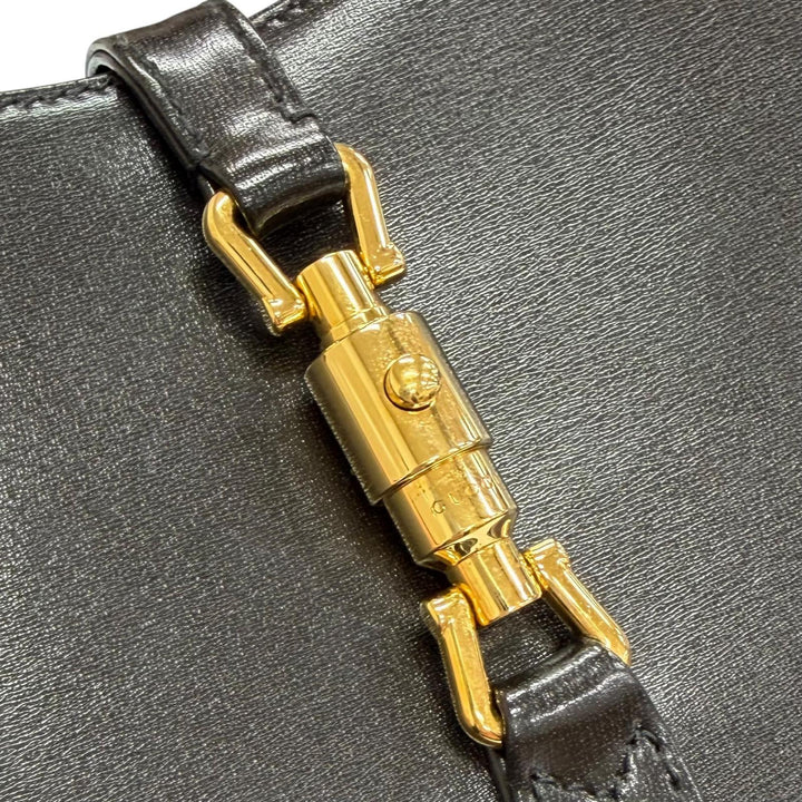 Great GUCCI Shoulder Bag Jackie 1961 Mini Shoulder Bag 2WAY handbag black 637091