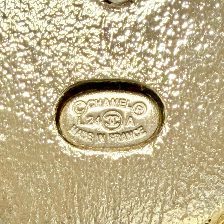 Excellent CHANEL Brooch 1680-2 Chanel COCO Mark Heart Musical Note L24A ABE085