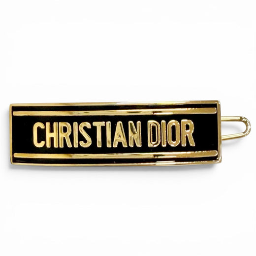Great Christian Dior hairpin Logo Hairpin Hair Clip Hair Accessory gold Women