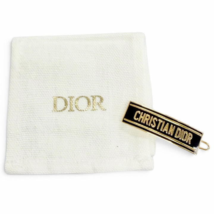 Great Christian Dior hairpin Logo Hairpin Hair Clip Hair Accessory gold Women