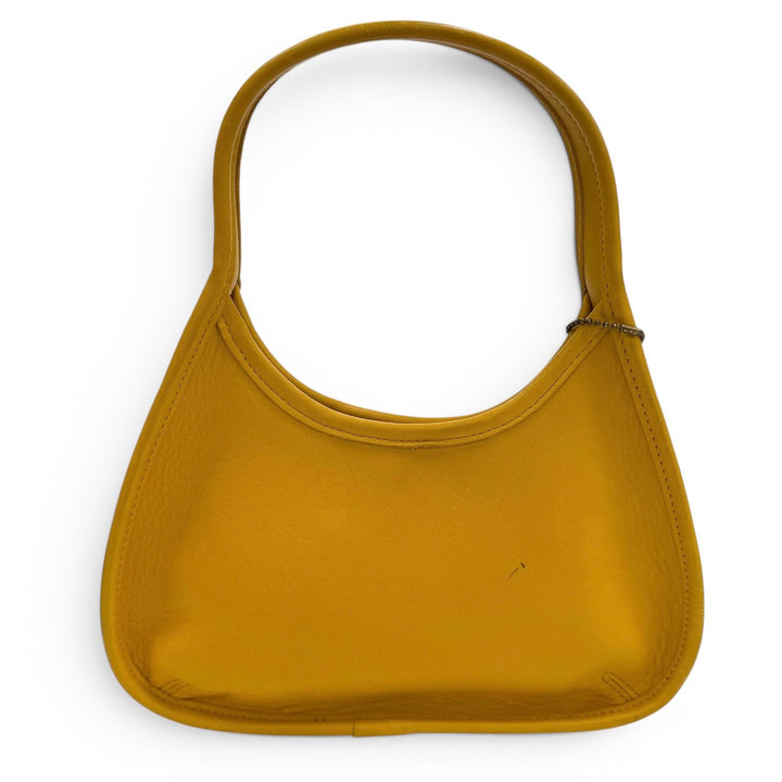 Great COACH Shoulder Bag Ergo mustard Glove leather Women 9027