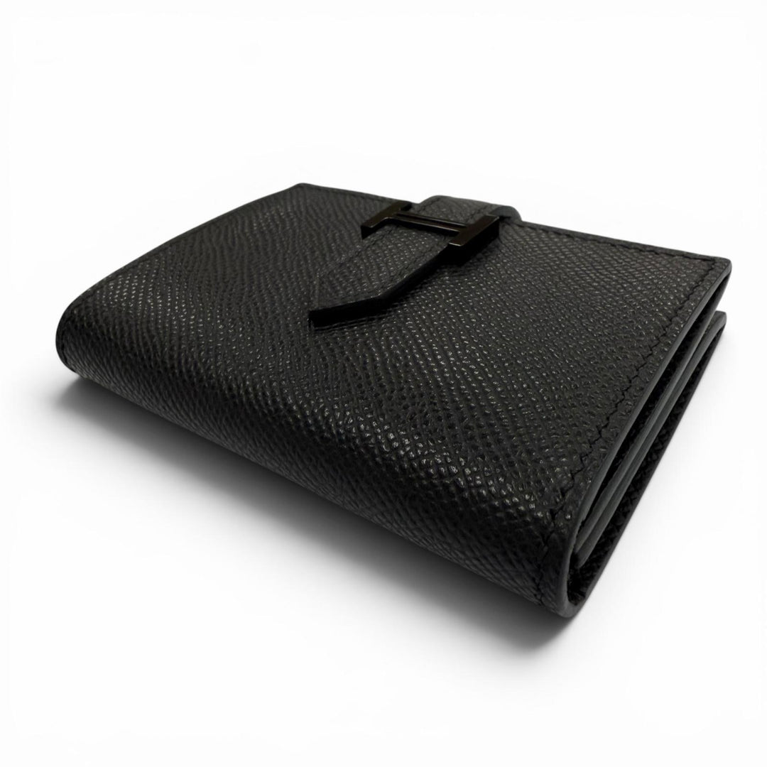 Excellent HERMES name card holder Bean Epsom Leather mens