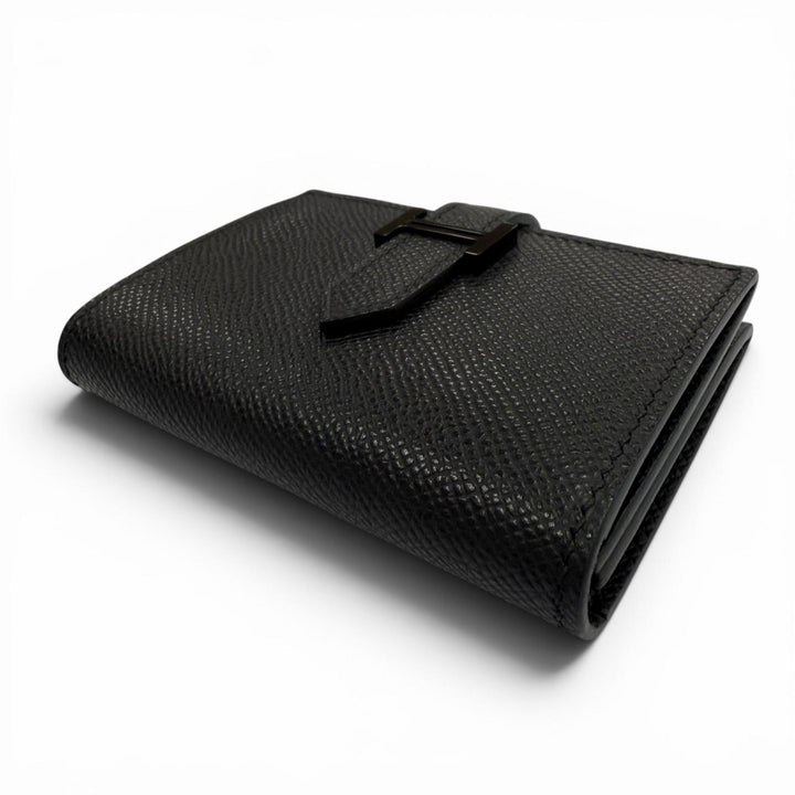 Excellent HERMES name card holder Bean Epsom Leather mens