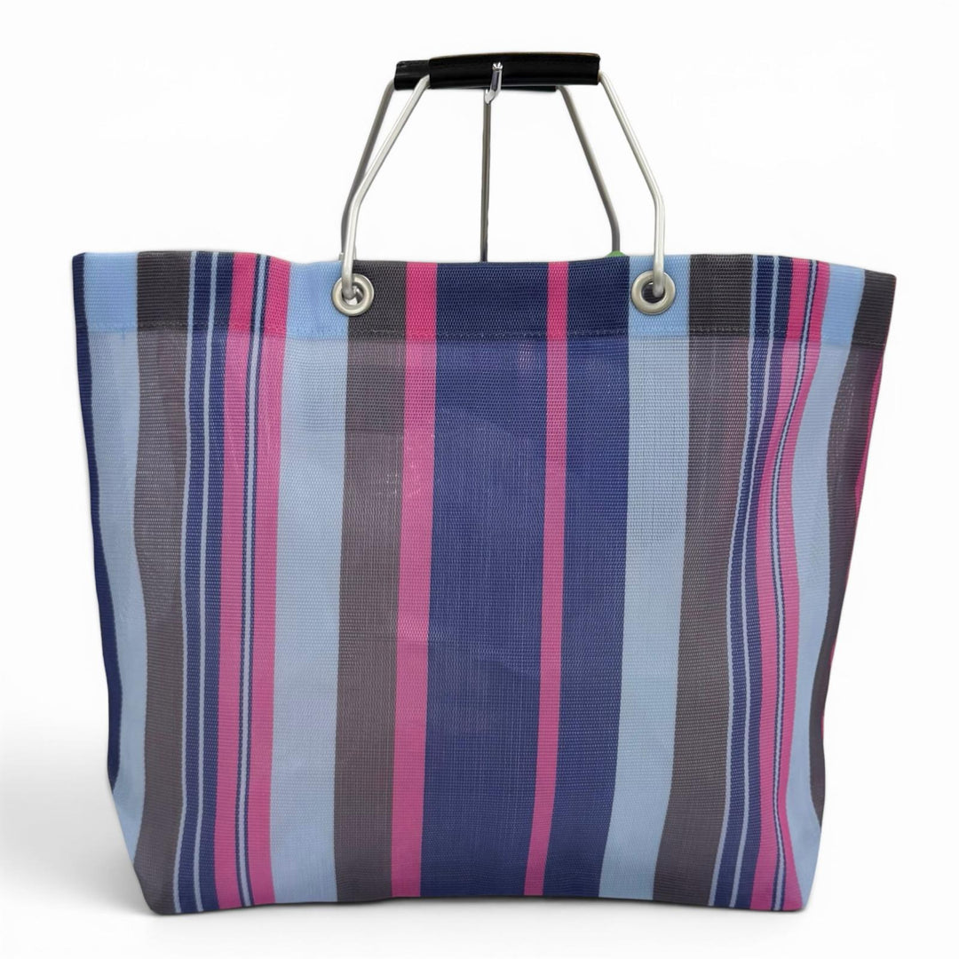 Pristine MARNI Tote Bag Marni Market Leather Logo Patch Shopping SHMHR08A01
