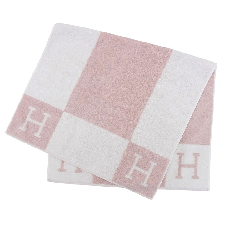 Pristine HERMES towel Avalon H logo white cotton mens
