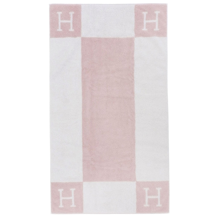 Pristine HERMES towel Avalon H logo white cotton mens