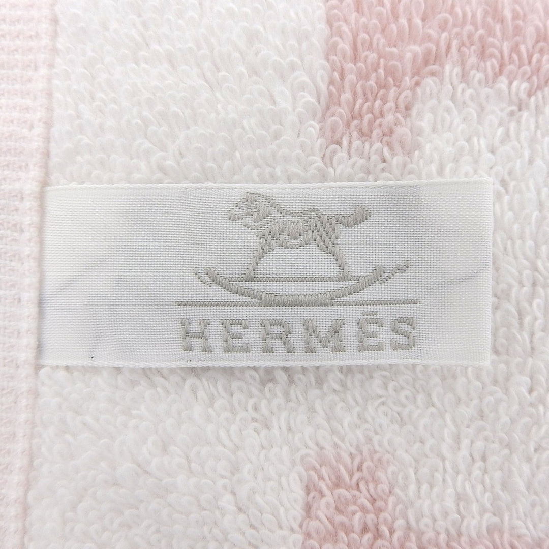 Pristine HERMES towel Avalon H logo white cotton mens