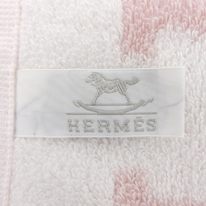 Pristine HERMES towel Avalon H logo white cotton mens