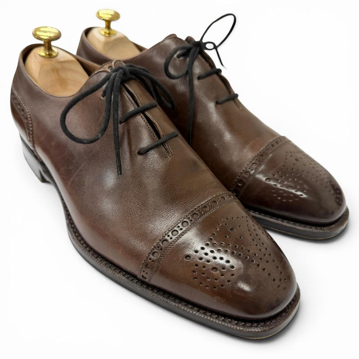 Very Good Silvano Lattanzi Dress shoes Medallion Punched Cap Toe