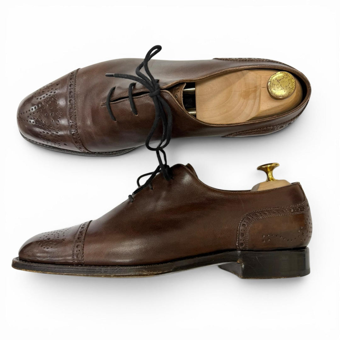 Very Good Silvano Lattanzi Dress shoes Medallion Punched Cap Toe
