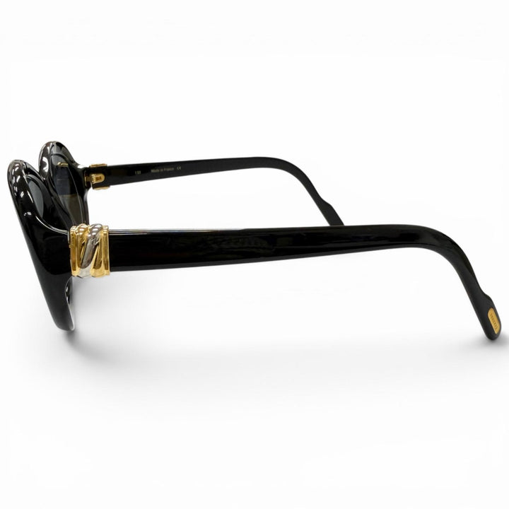 Great Cartier sunglasses 135 Trinity Oval Frame black