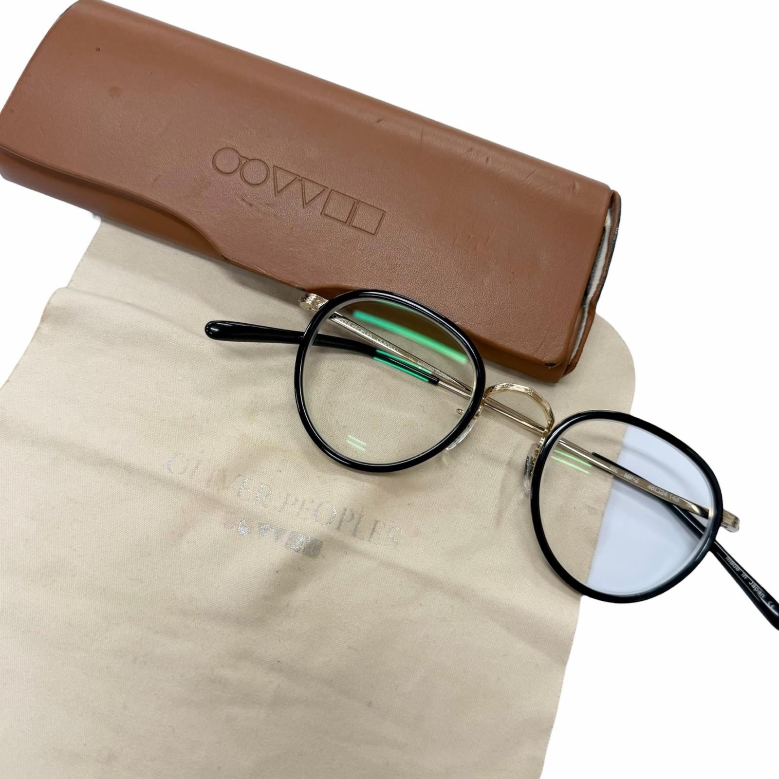 Great OLIVER PEOPLES Glasses Miyabi Limited edition black mens MP