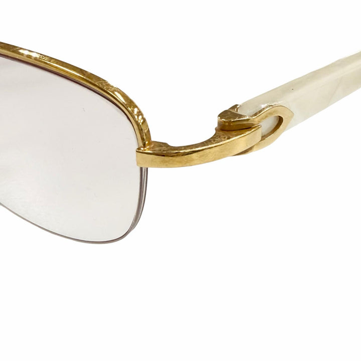 Very Good Cartier sunglasses gold mens