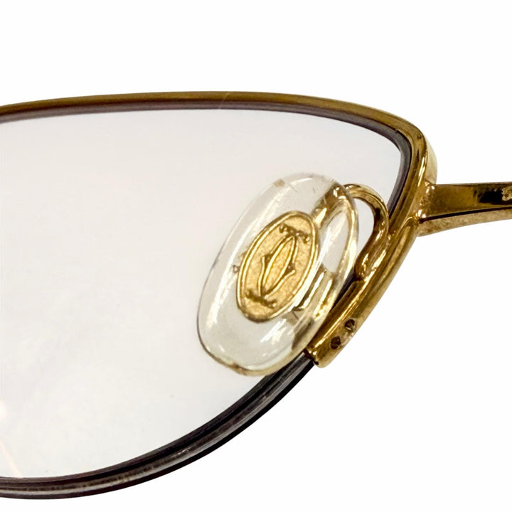 Very Good Cartier sunglasses gold mens