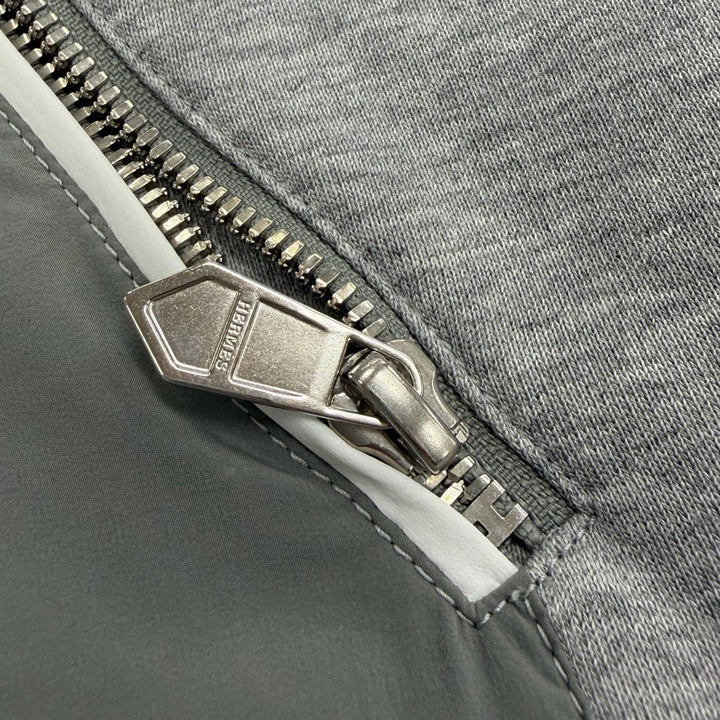 Pristine HERMES sweat Capsule Sports gray cotton mens XL H55740HA