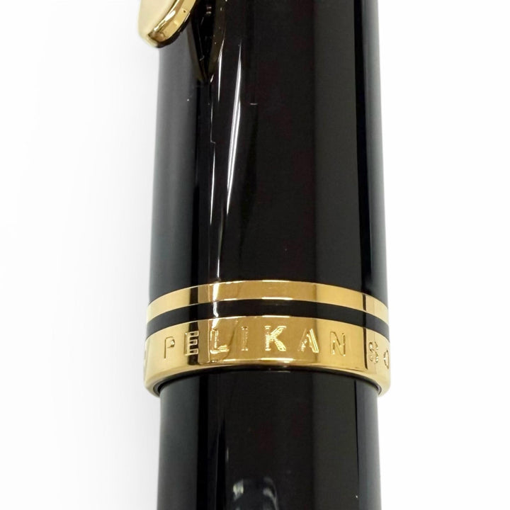 Excellent PERIKAN fountain pen Sovereign black 18K mens M1000